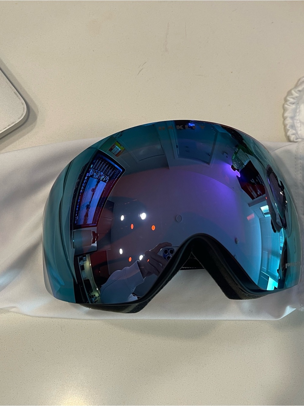 Oakley Snow Goggle Lens - Teal/Blue/Purple Mirror